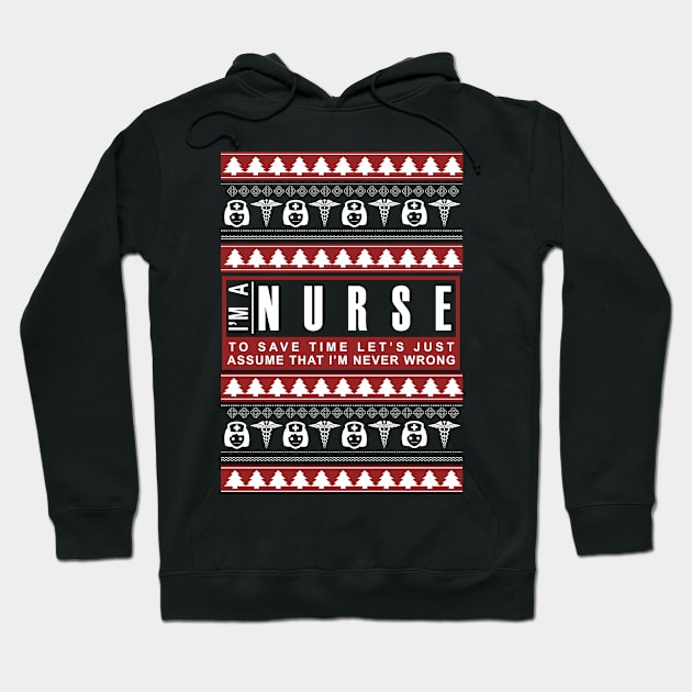 I'm christmas Nurse Hoodie by zopandah